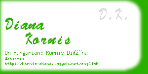 diana kornis business card